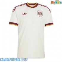 Camisa de time de futebol Espanha Replicas 2º Equipamento Mundo 2026 Manga Curta